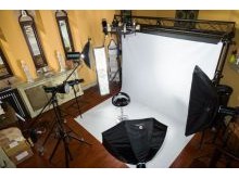 Our well equipt phtography studio.